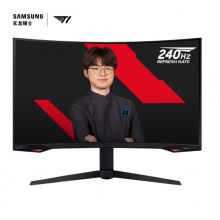 三星 (SAMSUNG)27英寸T1 Faker定制版 1000R 2K 240Hz 1MS HDR600 电竞显示器