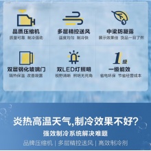 海尔（Haier）立式双门展示柜玻璃门冰柜风冷无霜 SC-650HS